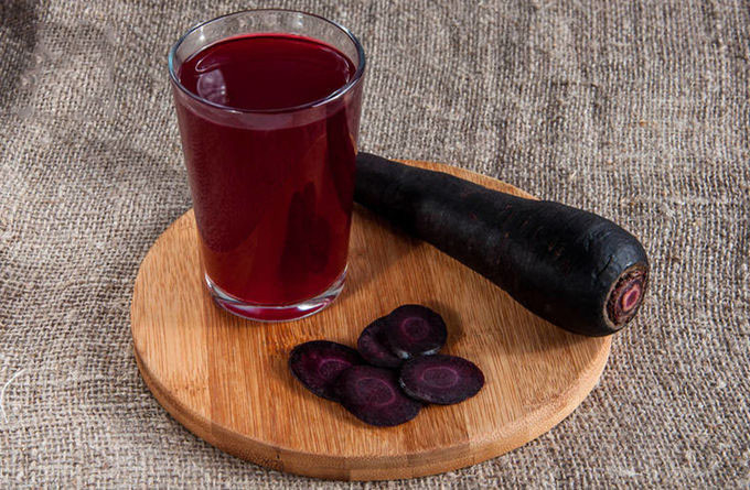 Poudre végétale d'extrait de carotte noire organique pour le colorant naturel 0